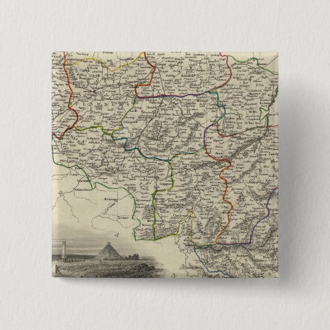 Belgium 6 15 cm square badge (Front)