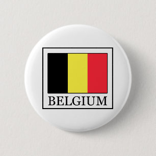 Belgium 6 Cm Round Badge
