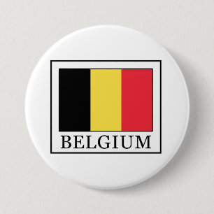 Belgium 7.5 Cm Round Badge