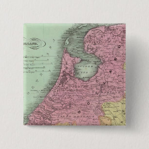 Belgium And Holland 15 Cm Square Badge