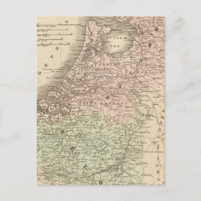 Belgium and Holland Postcard (Front)