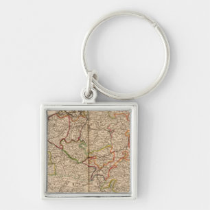Belgium and Luxembourg Key Ring