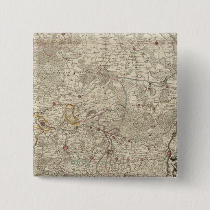 Belgium and Netherlands 15 Cm Square Badge