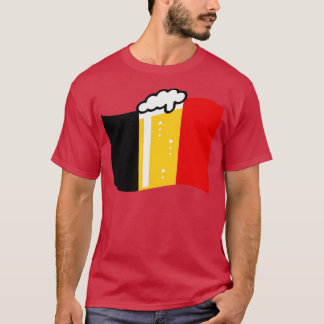 Belgium Beer Flag Nation Of Beer Beerland 4C T-Shirt