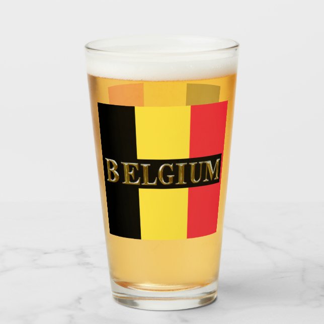 BELGIUM BEER GLASS (Front Filled)