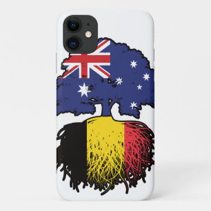 Belgium Belgian Australian Australia Tree Roots iPhone 11 Case