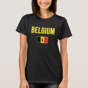 Belgium Belgian Flag Souvenir Belgie T-Shirt