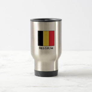 Belgium (Belgian) Flag Travel Mug
