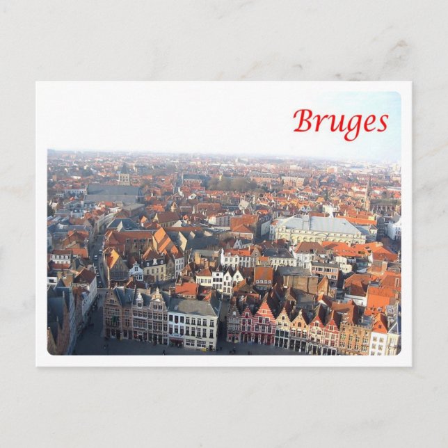 Belgium - Bruges - Vue Du Beffroi - Postcard (Front)