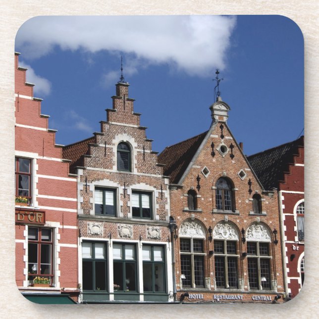 Belgium, Brugge (aka Brug or Bruge). UNESCO 2 Coaster (Front)