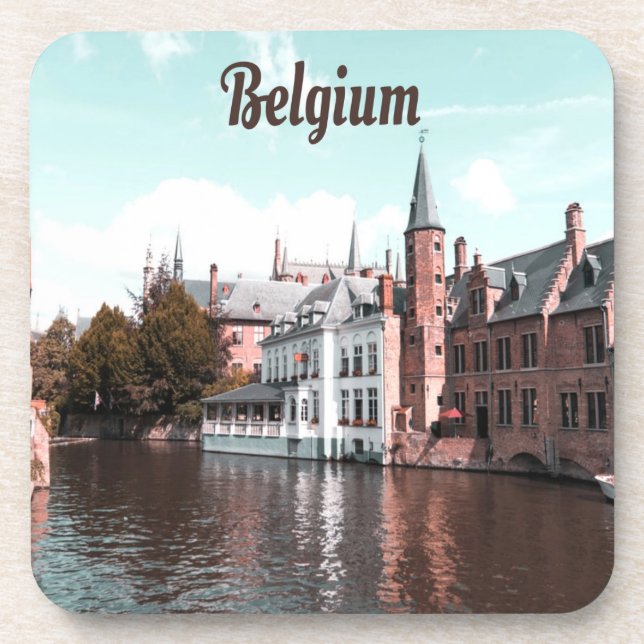 Belgium Brussels Canal Coaster (Front)