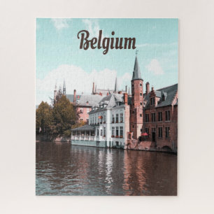 Belgium Brussels Canal Jigsaw Puzzle