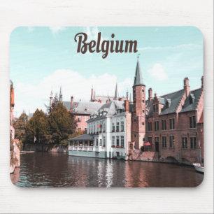 Belgium Brussels Canal Mouse Pad