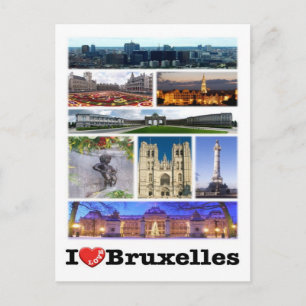 Belgium - Bruxelles - I Love  - Postcard