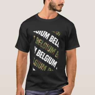 Belgium Camo Pattern Green Camouflage T-Shirt