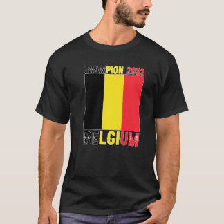 Belgium Champion Belgium Soccer Fan  2022 T-Shirt