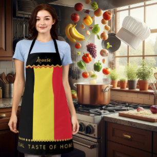 Belgium Chefs Apron, Belgian Flag Apron