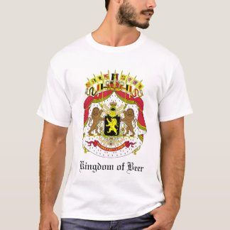 Belgium Coat of Arm Kingdom of Beer T-shirt