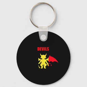 Belgium Devils Soccer Key Ring