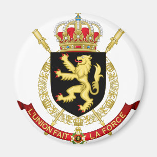 belgium emblem magnet