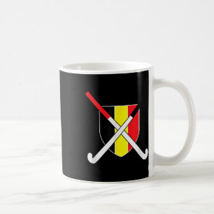 Belgium Field Hockey Be Belgique Clic Flag Tee Coffee Mug