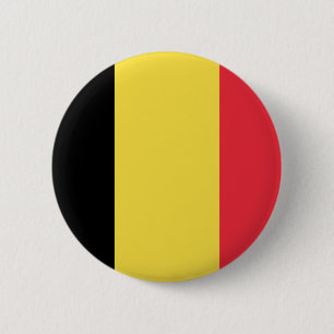 Belgium Flag 6 Cm Round Badge