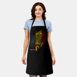 Belgium flag apron