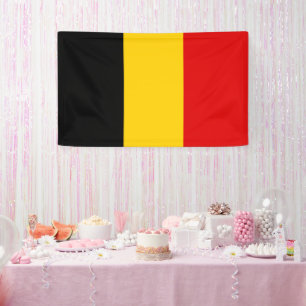 Belgium flag banner