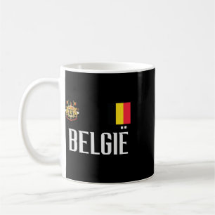 Belgium Flag Belgie Footll Soccer Fan Men Women Ki Coffee Mug
