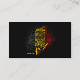 Belgium Flag Business Card