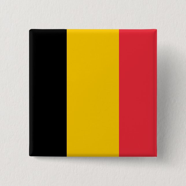 Belgium Flag Button (Front)