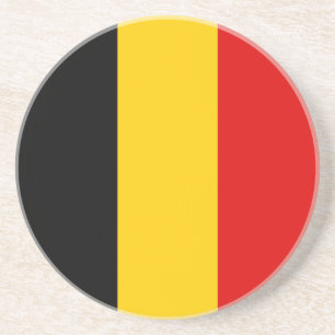 Belgium flag coaster