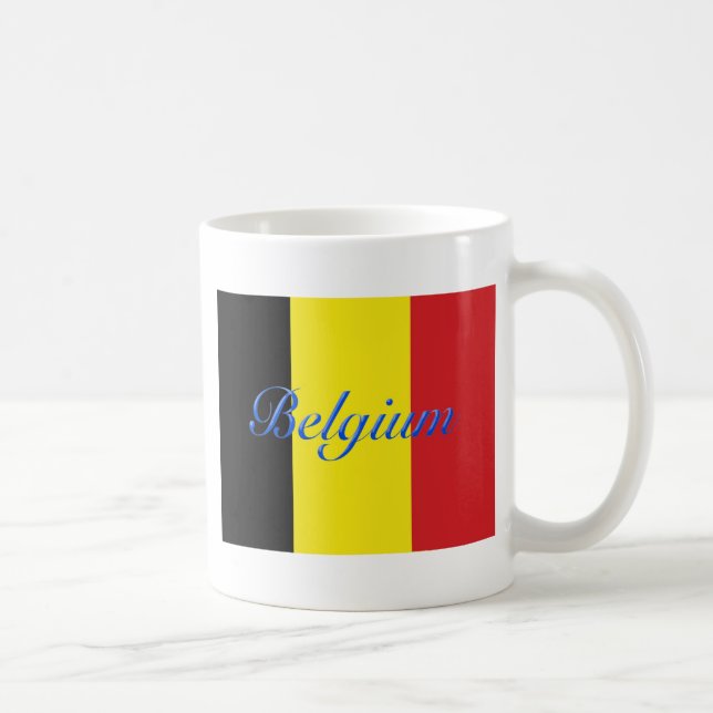 Belgium flag coffee mug (Right)
