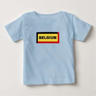 Belgium Flag Colours Baby T-Shirt