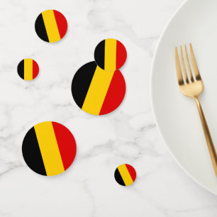 Belgium flag confetti