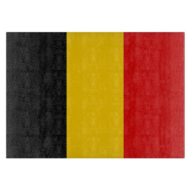 Belgium flag cutting board (Front)