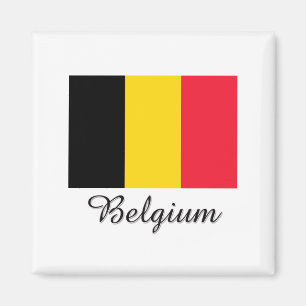 Belgium Flag Design Magnet