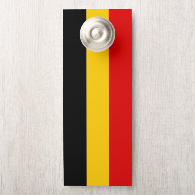 Belgium flag door hanger (On Knob)