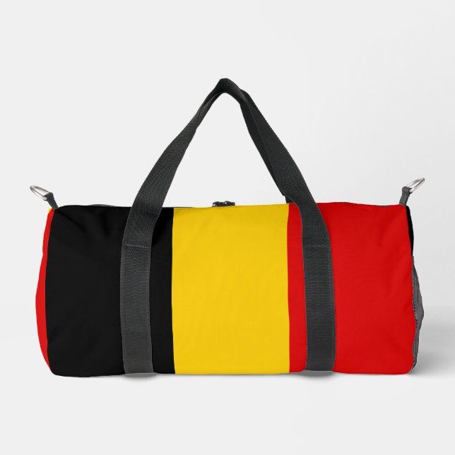 Belgium flag duffle bag (Front)