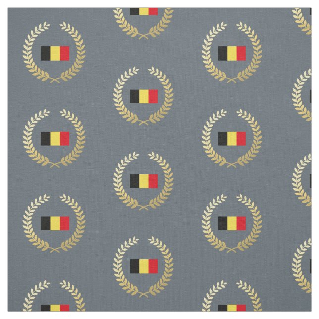 Belgium Flag Fabric (Swatch)