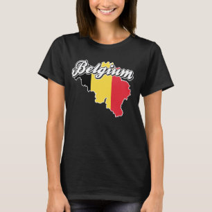 Belgium Flag Fan T-Shirt