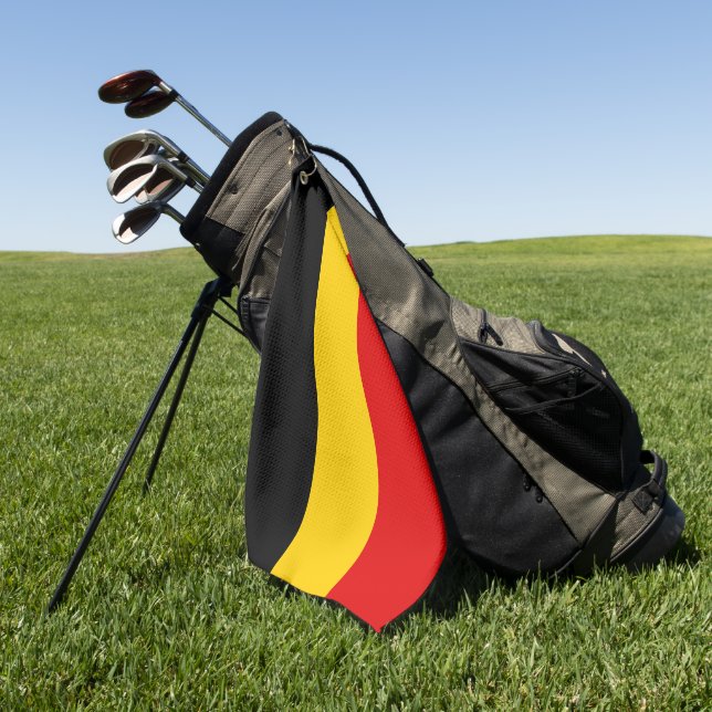 Belgium flag golf towel (Green)