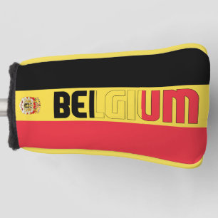 Belgium Flag Gorgeous Patriotic Golf Head Cover