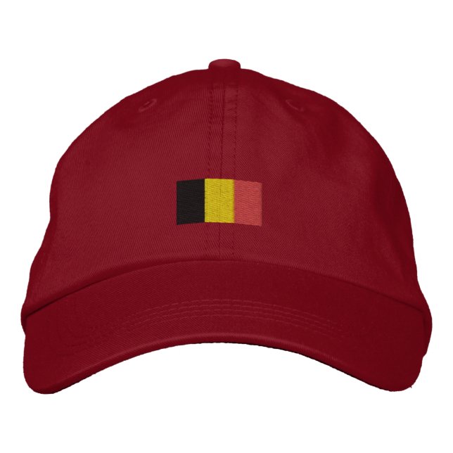 Belgium Flag Hat - Belgian Flag Hat (Front)