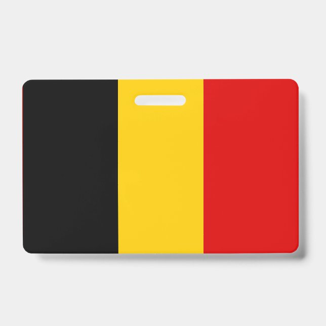 Belgium flag ID badge (Front)