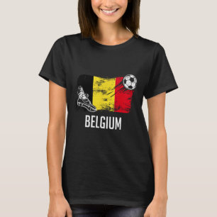 Belgium Flag Jersey Belgian Soccer Team Belgian T-Shirt