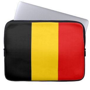 Belgium flag laptop sleeve