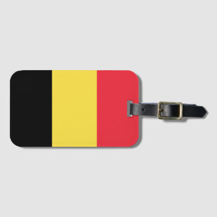 Belgium Flag Luggage Tag