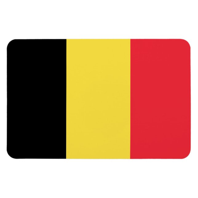 Belgium Flag Magnet (Horizontal)