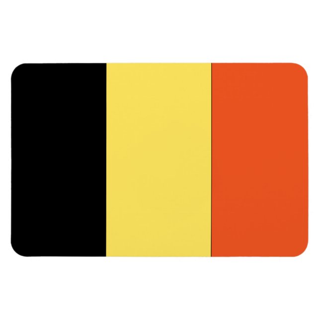 Belgium Flag Magnet (Horizontal)